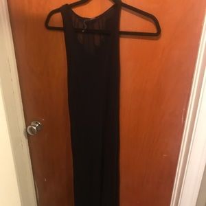 Black maxi dress